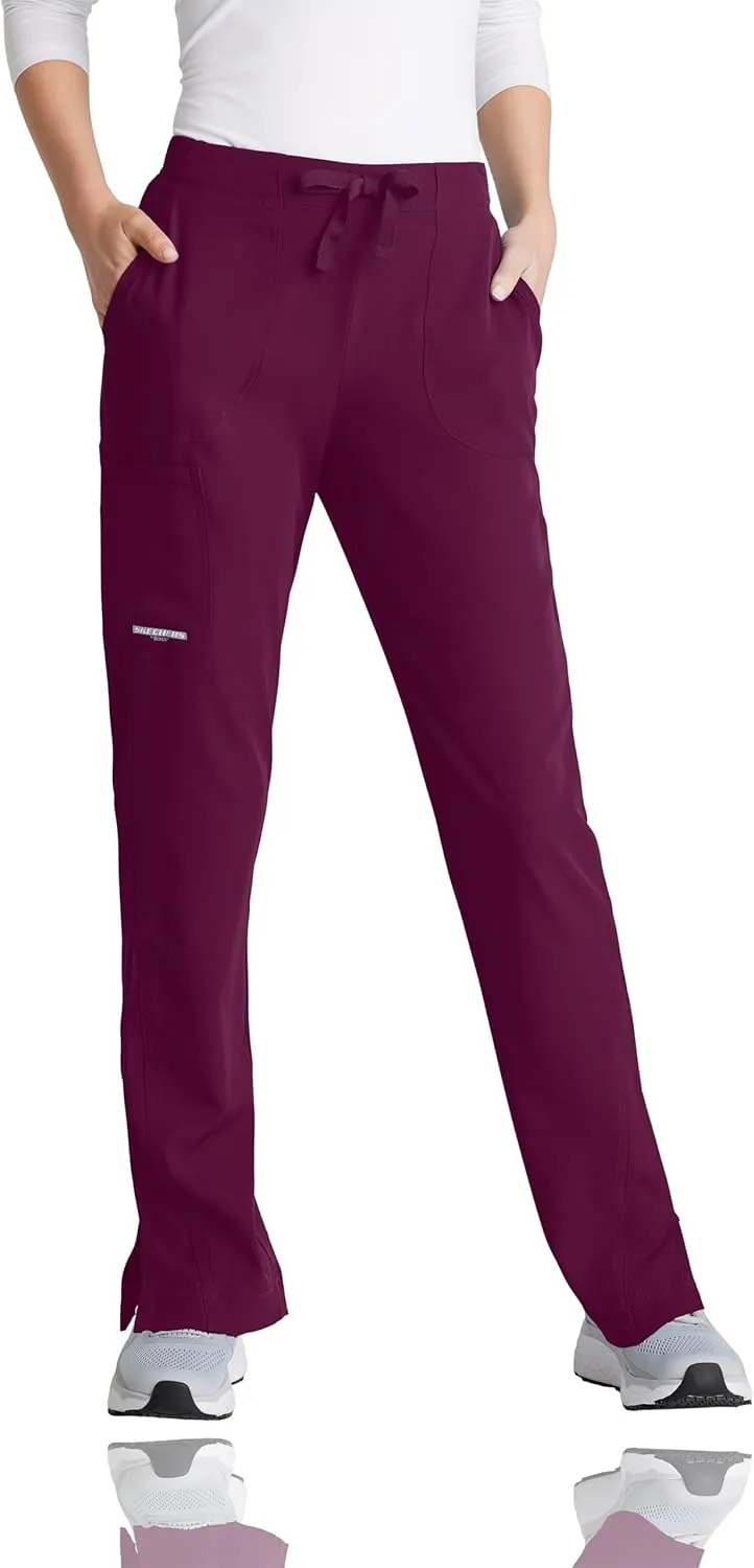 BARCO Skechers Vitality Charge Scrub Pant for Women - Mid-Rise Medical Pant, 4-Way Stretch Women's Scrub Pant