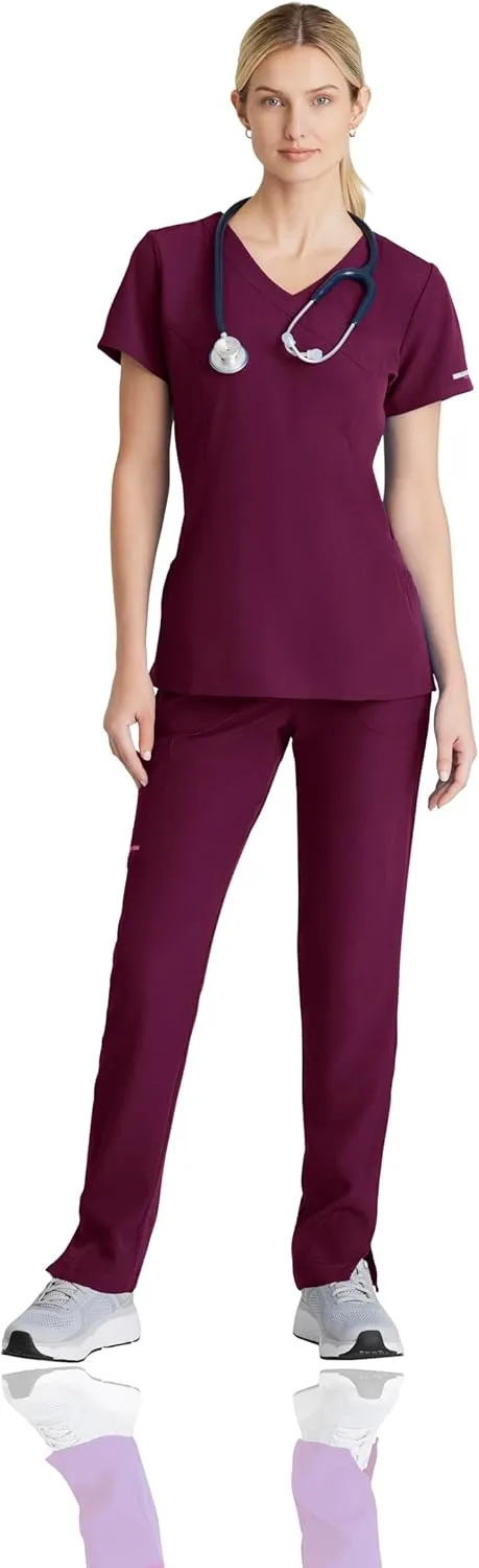 BARCO Skechers Vitality Charge Scrub Pant for Women - Mid-Rise Medical Pant, 4-Way Stretch Women's Scrub Pant
