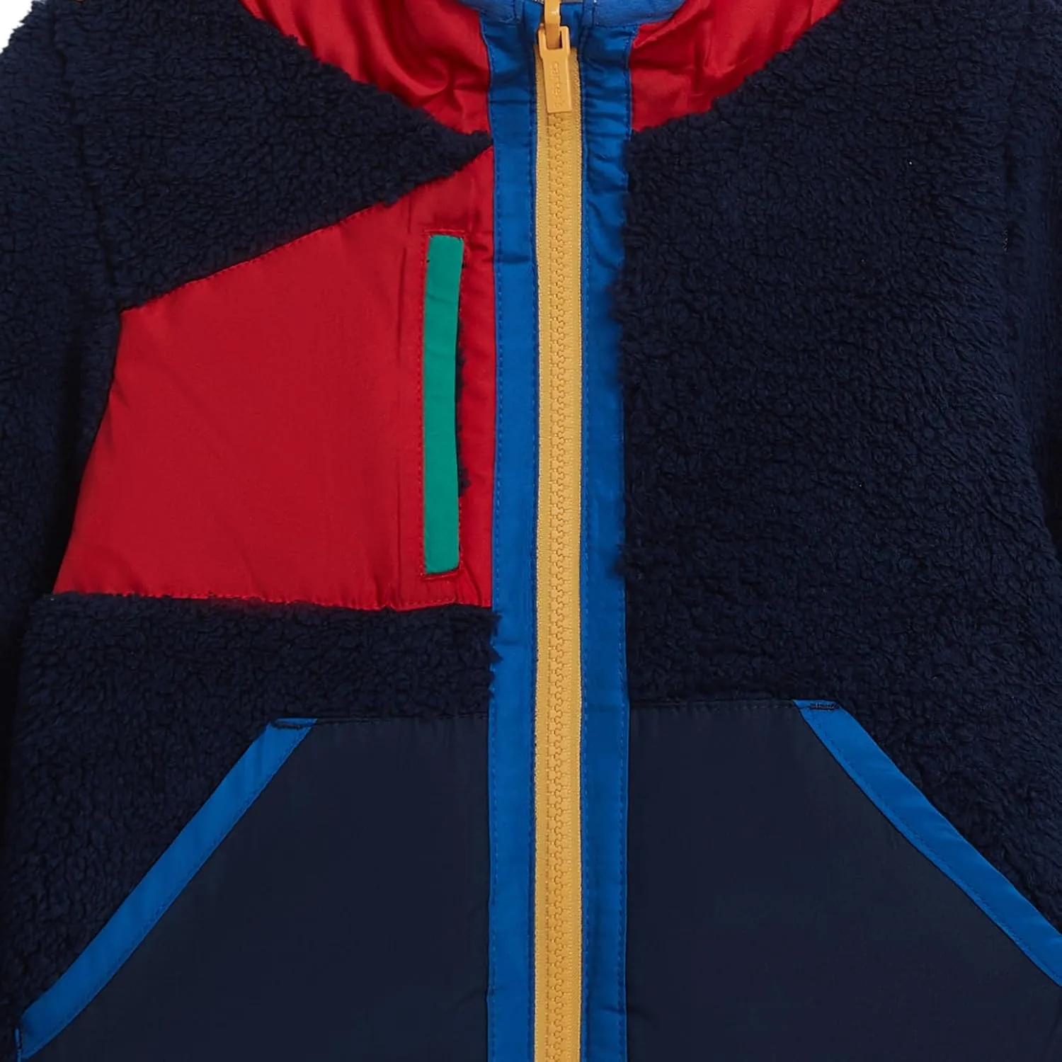 Carter's Boys Midweight Reversible Sherpa-to-Poly Hooded Jacket