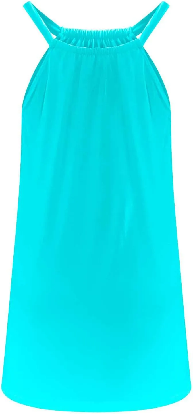 Ceboyel Womens Plain Tank Sundresses Sleeveless Short Mini Dresses Summer Casual Beach Dress Cute Tropical Vacation Clothing