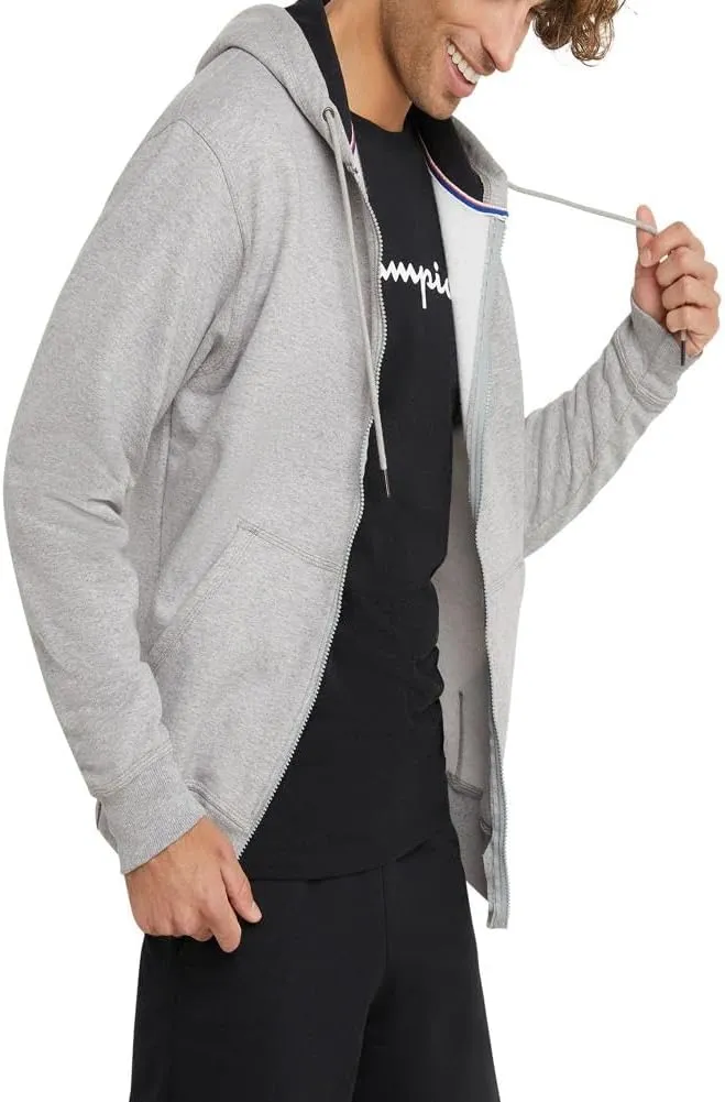 Champion Men's Zip-up Hoodie, Powerblend, Zip-up Hoodie Sweatshirt for Men (Reg. Or Big & Tall)
