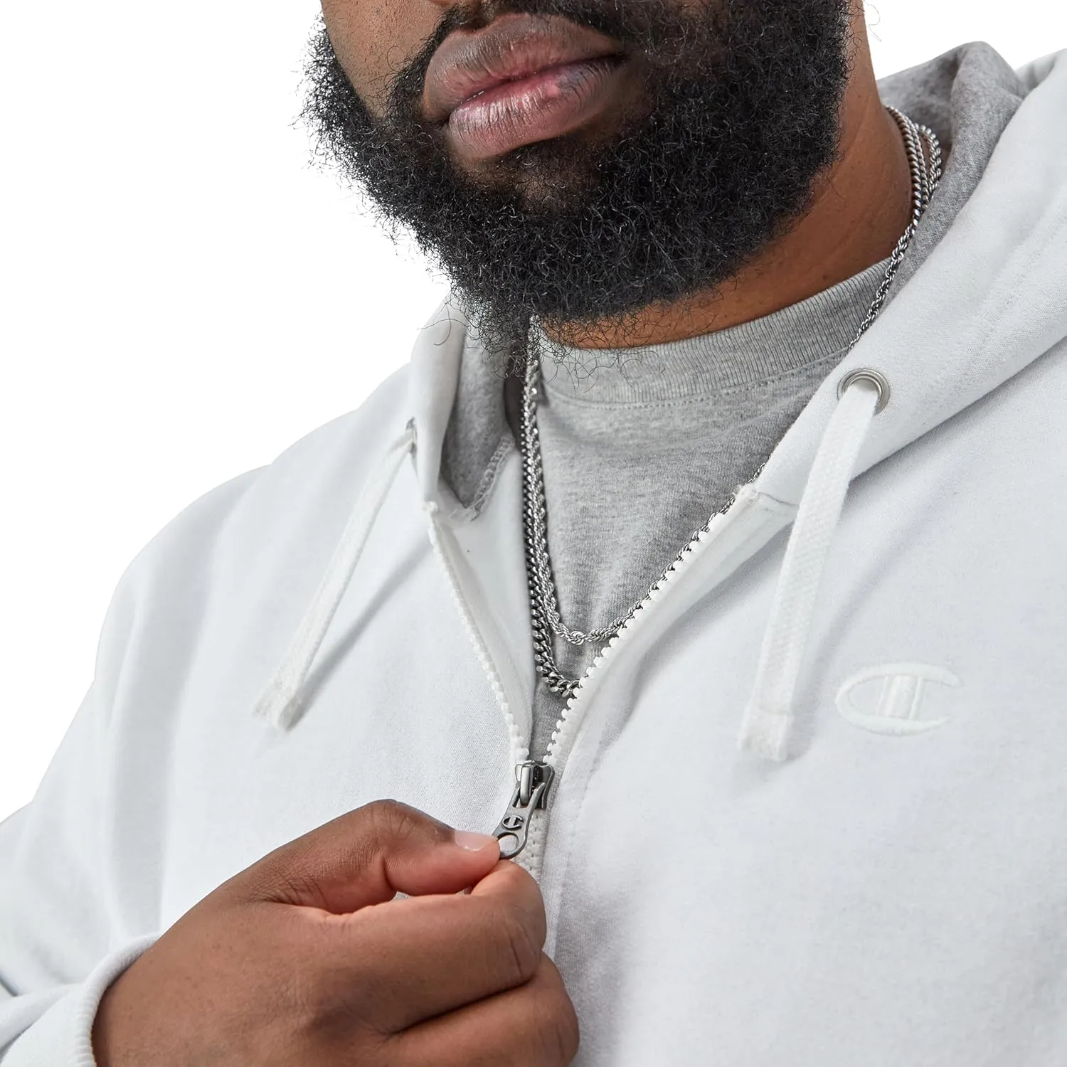 Champion Men's Zip-up Hoodie, Powerblend, Zip-up Hoodie Sweatshirt for Men (Reg. Or Big & Tall)
