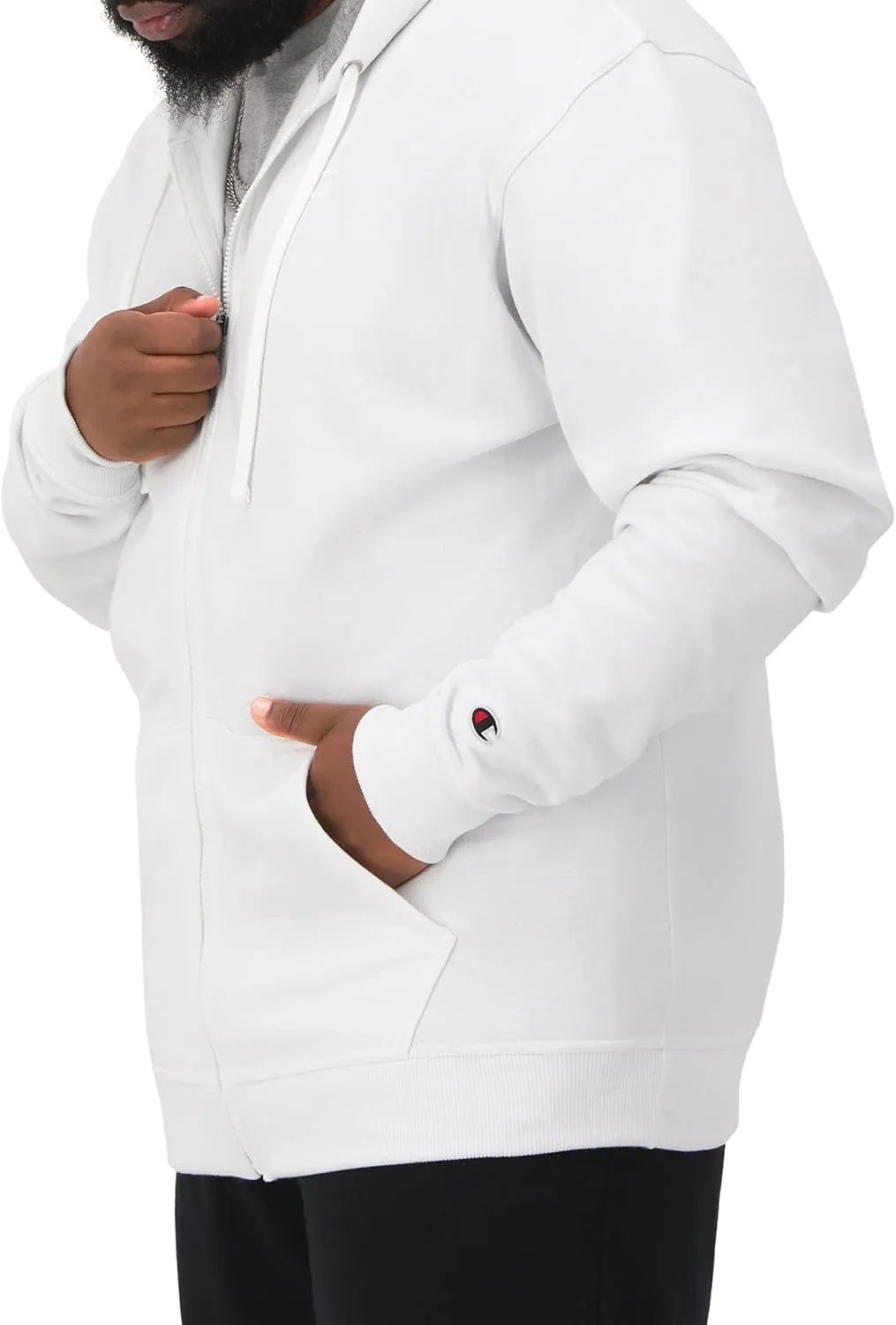 Champion Men's Zip-up Hoodie, Powerblend, Zip-up Hoodie Sweatshirt for Men (Reg. Or Big & Tall)