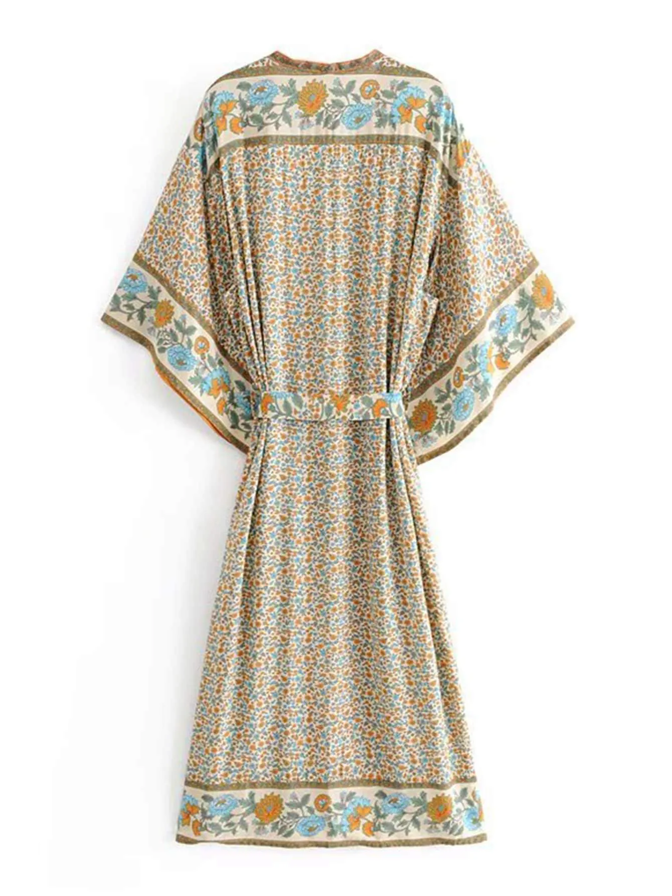 DAHLIA Belted Kimono