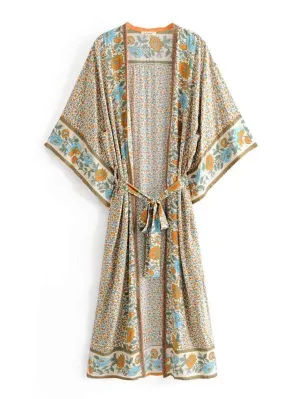 DAHLIA Belted Kimono