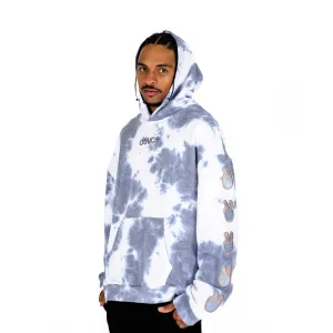 Deuce Peace Street Hoodie | Sky Tie Dye