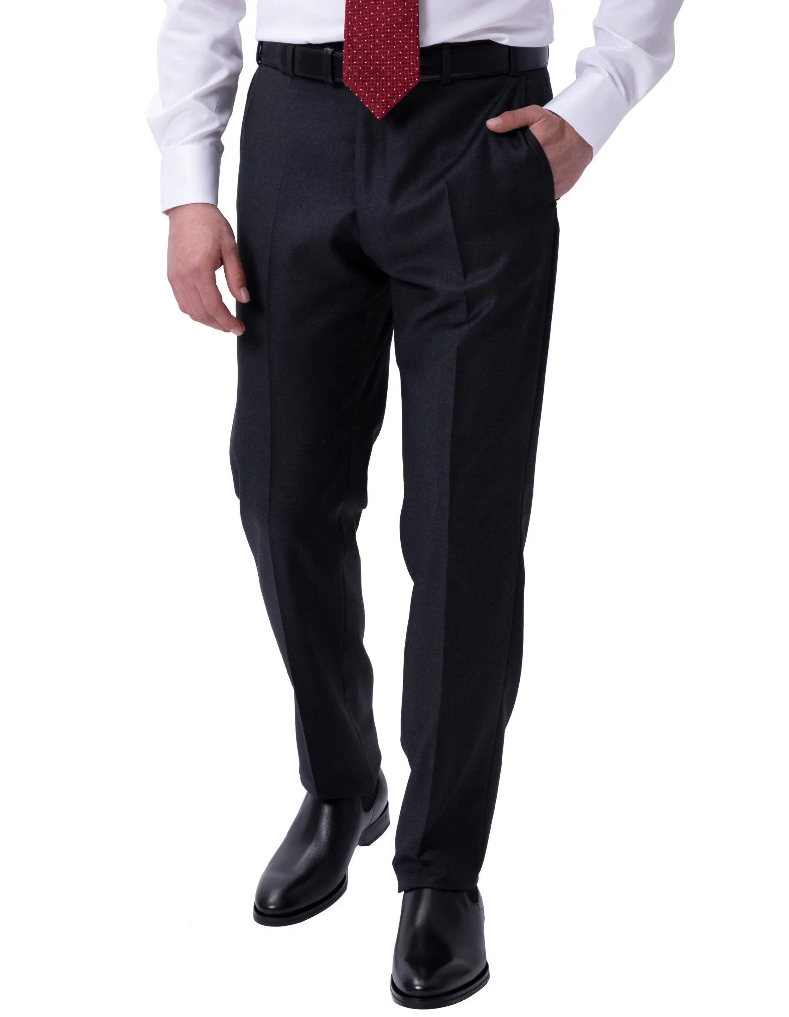 HENRY SARTORIAL Twill Suit CHARCOAL REG