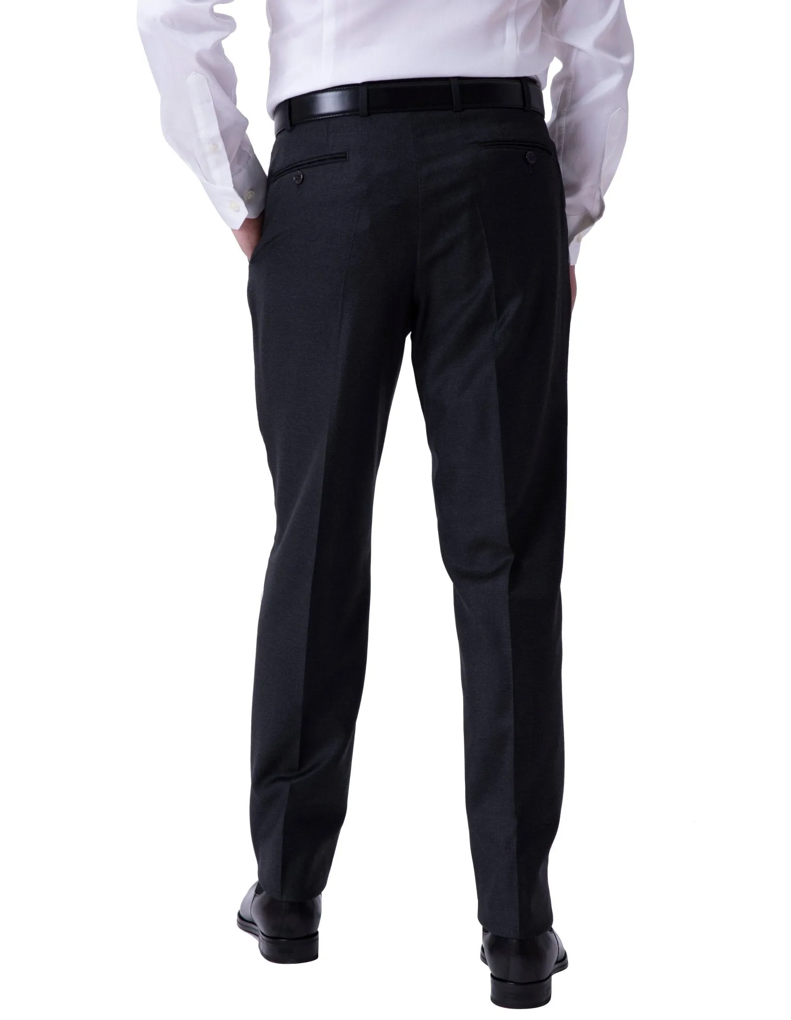 HENRY SARTORIAL Twill Suit CHARCOAL REG