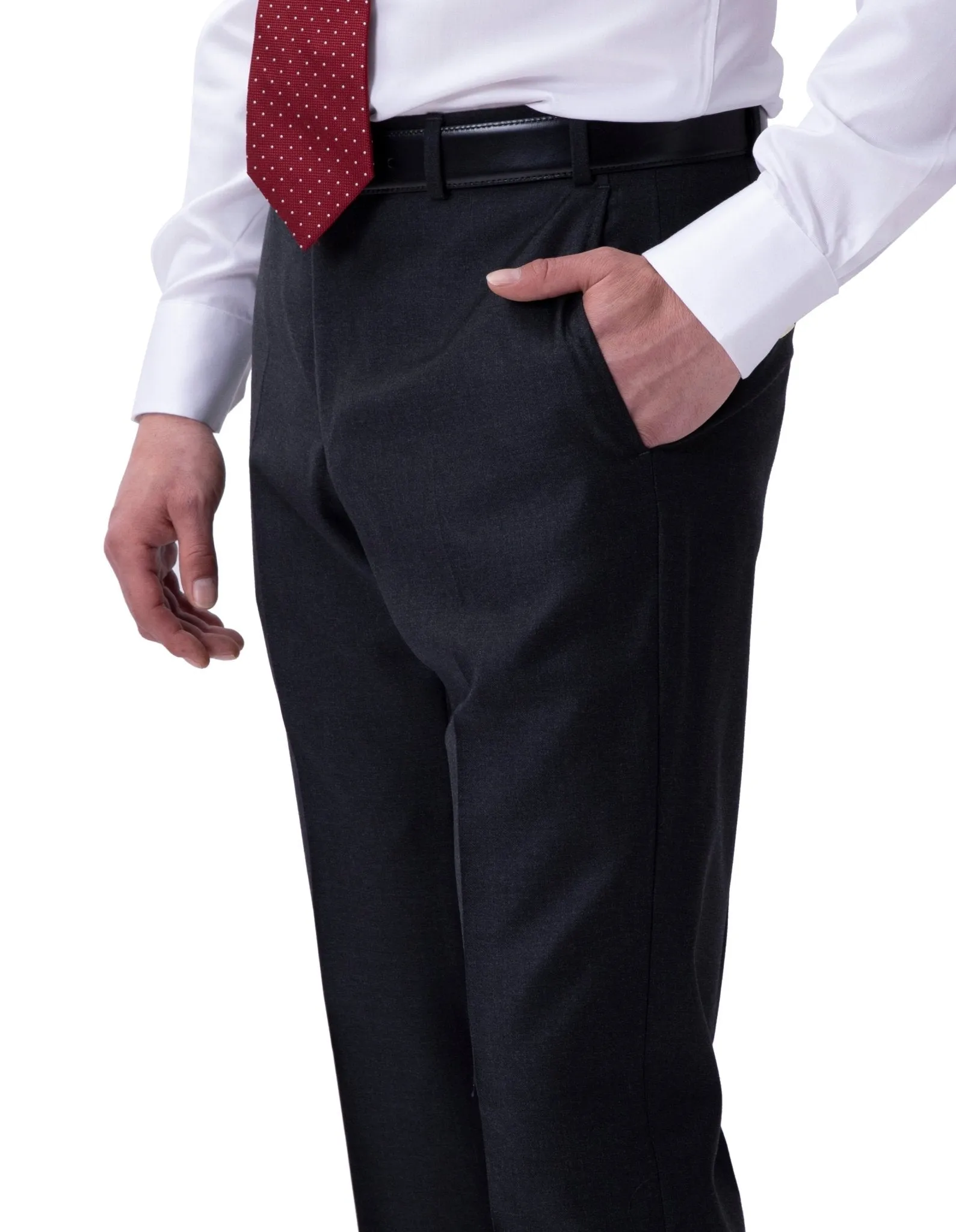 HENRY SARTORIAL Twill Suit CHARCOAL REG