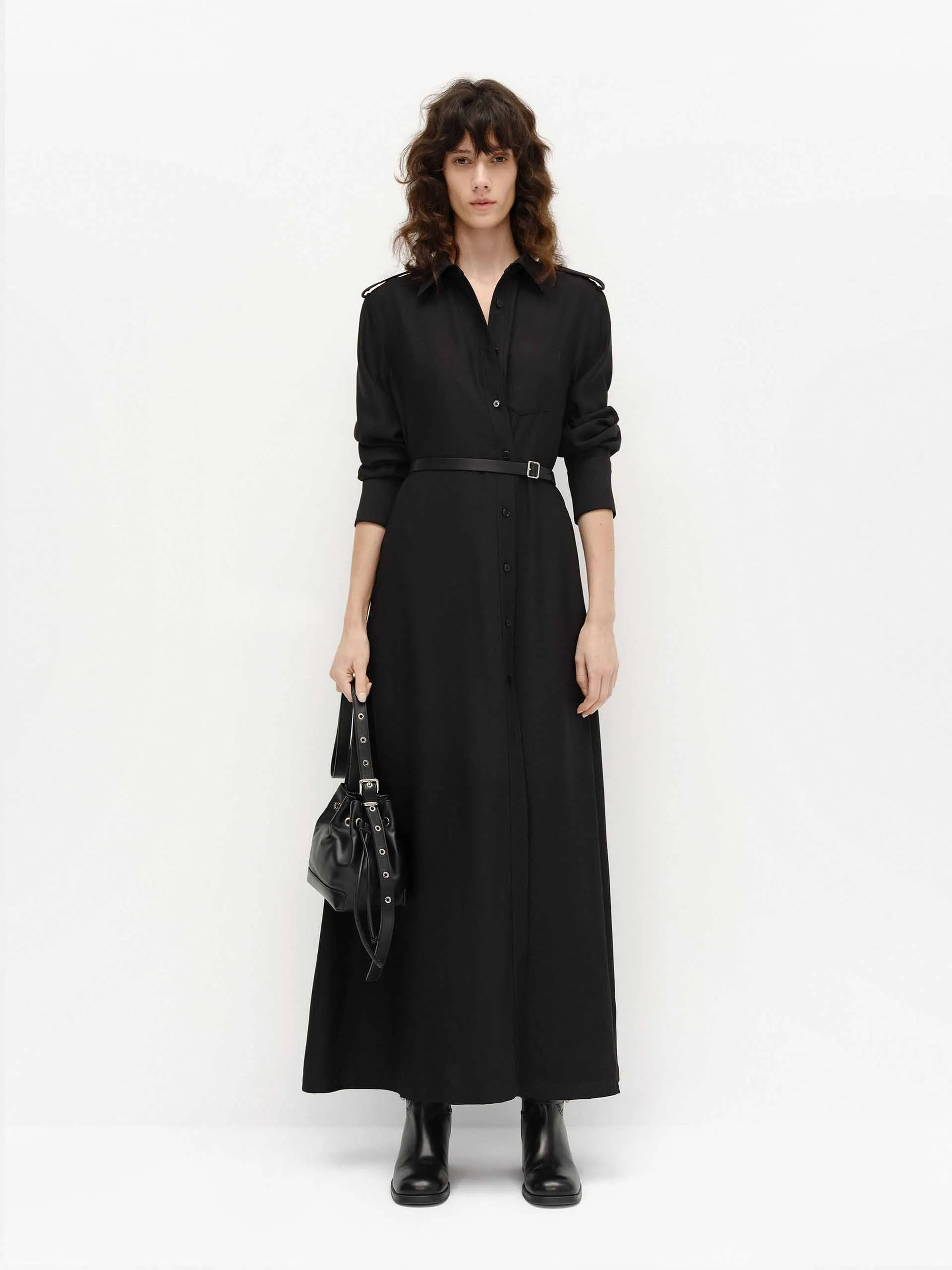 Include Belted Maxi Dress
