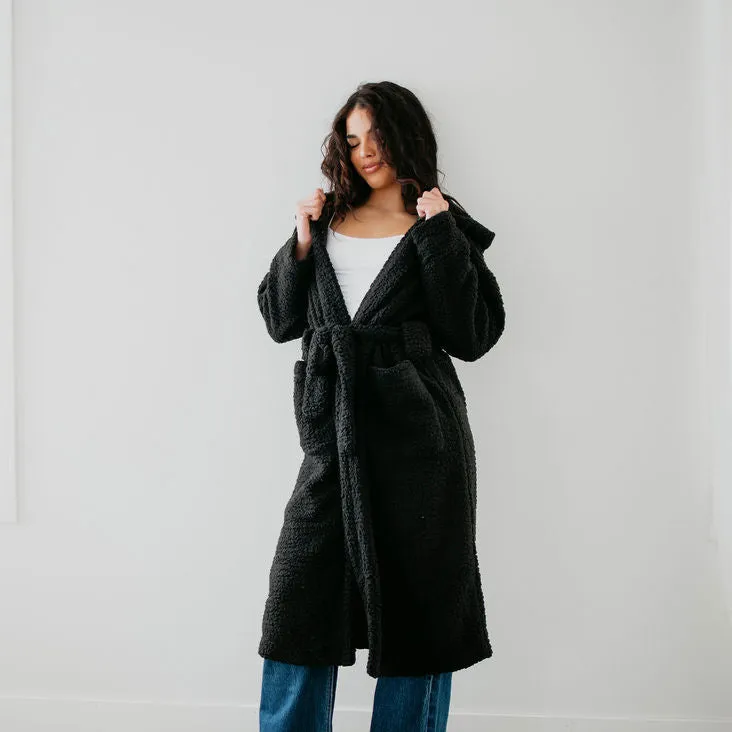 Joelle Teddy Hooded Cardigan