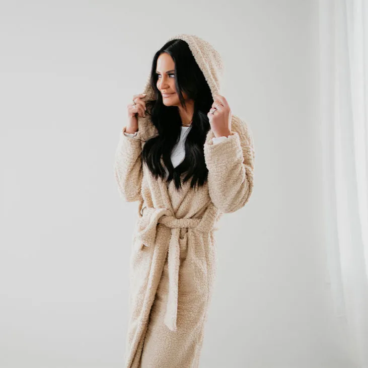 Joelle Teddy Hooded Cardigan