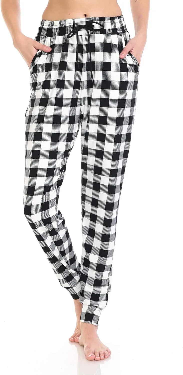 Leggings Depot Premium Women's Joggers Popular Print High Waist Track Pants (S-XL) BAT5