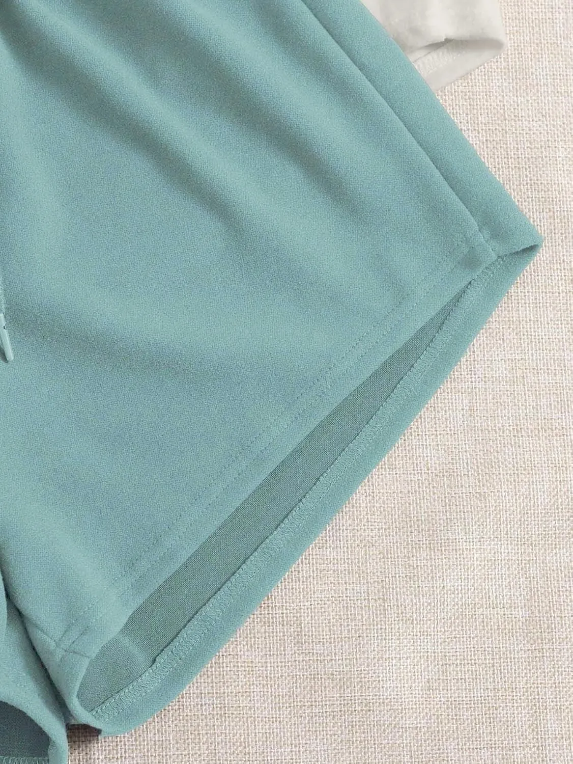 MakeMeChic Women's 3pack Elastic Waist Knot Front Lounge Track Shorts