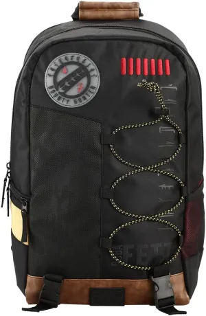 Mandalorian Bounty Hunter Flat Front with Bungee Detailing and Mesh Panels Backpack