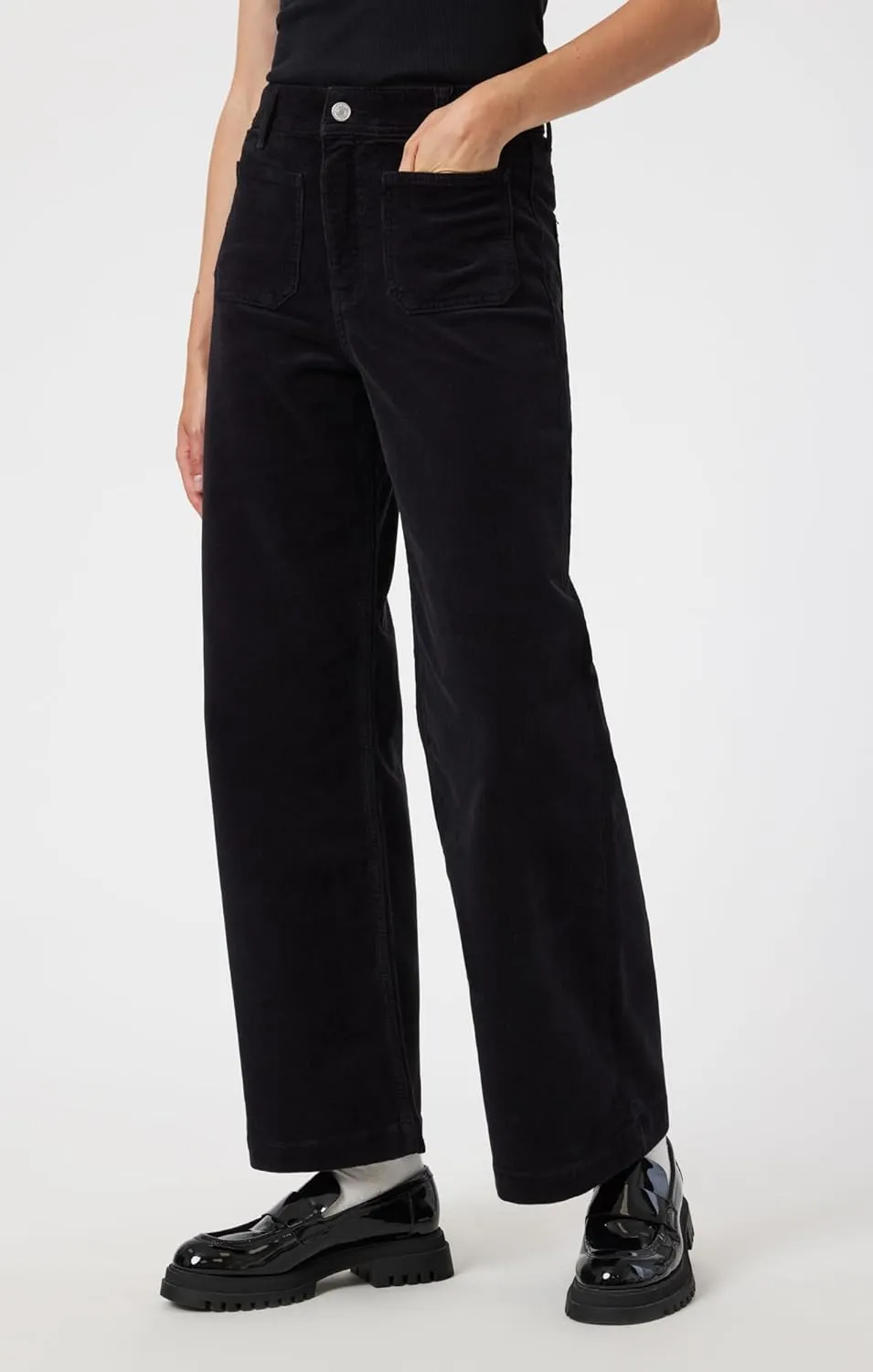 Mavi Women's Paloma Marine High Rise Wide Leg Pants