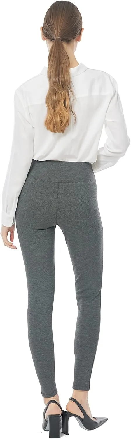 May You Be Women's mid-Rise Ponte Legging Pants