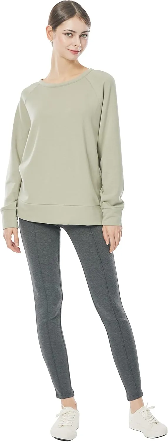May You Be Women's mid-Rise Ponte Legging Pants