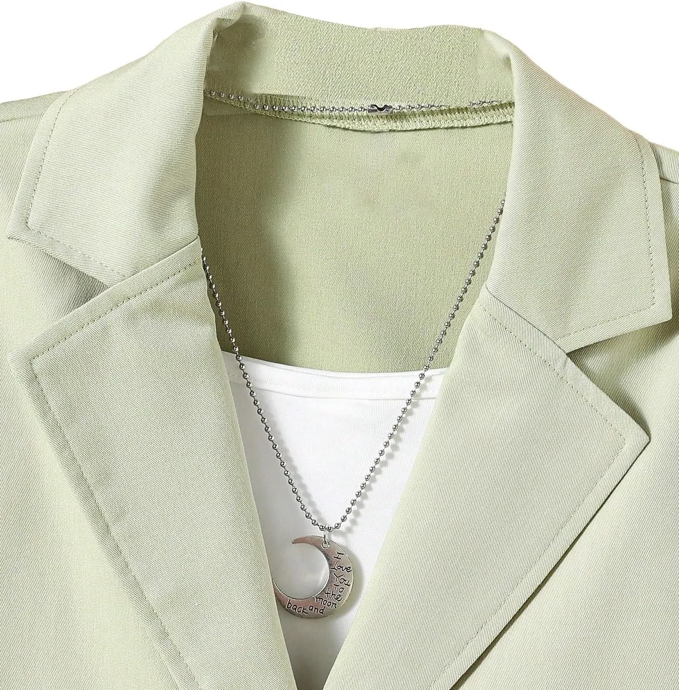 Milumia Girl's Two Piece Outfit Button Open Front Blazer and Pants Set