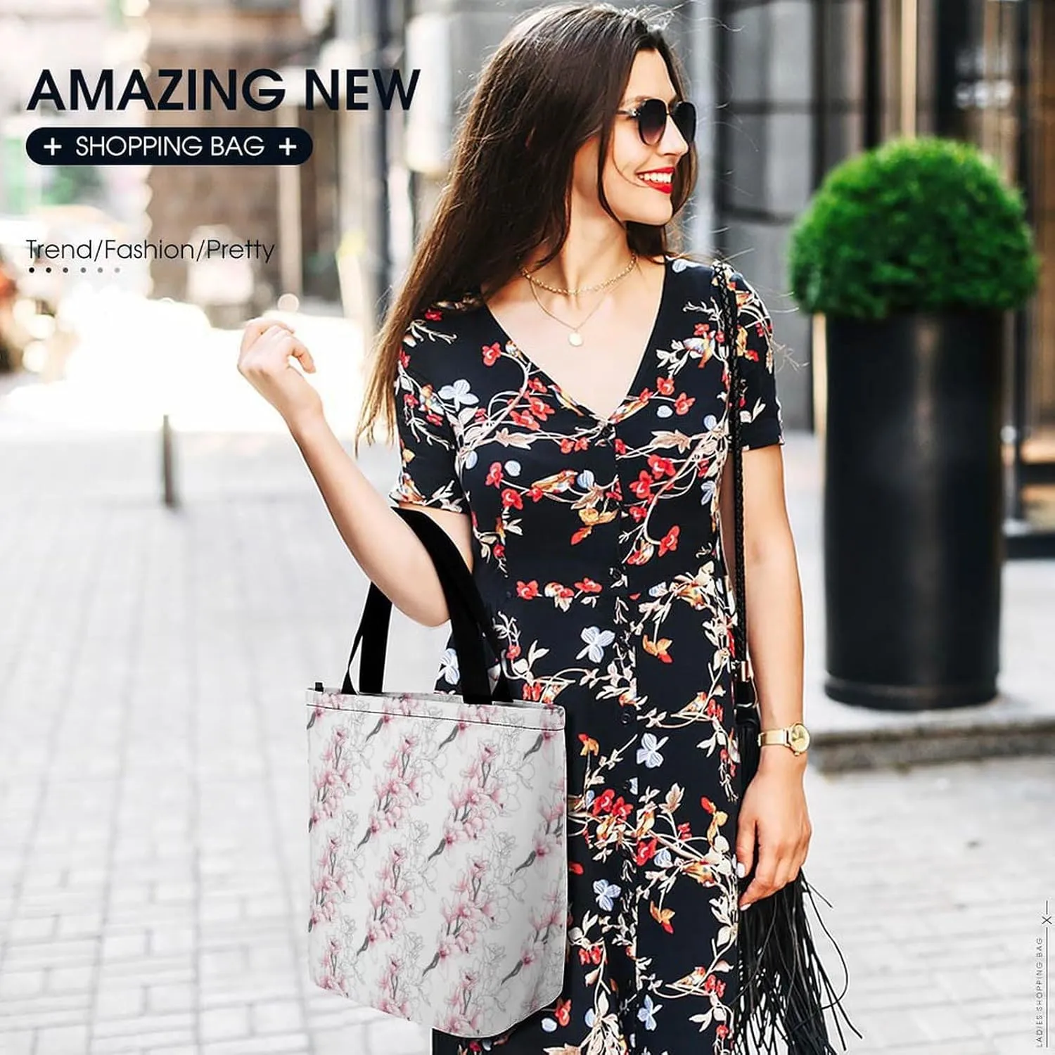Monstera Green Leaf Frangipani Flowers Hobo Handbags With Zipper Women's Tote Handbags