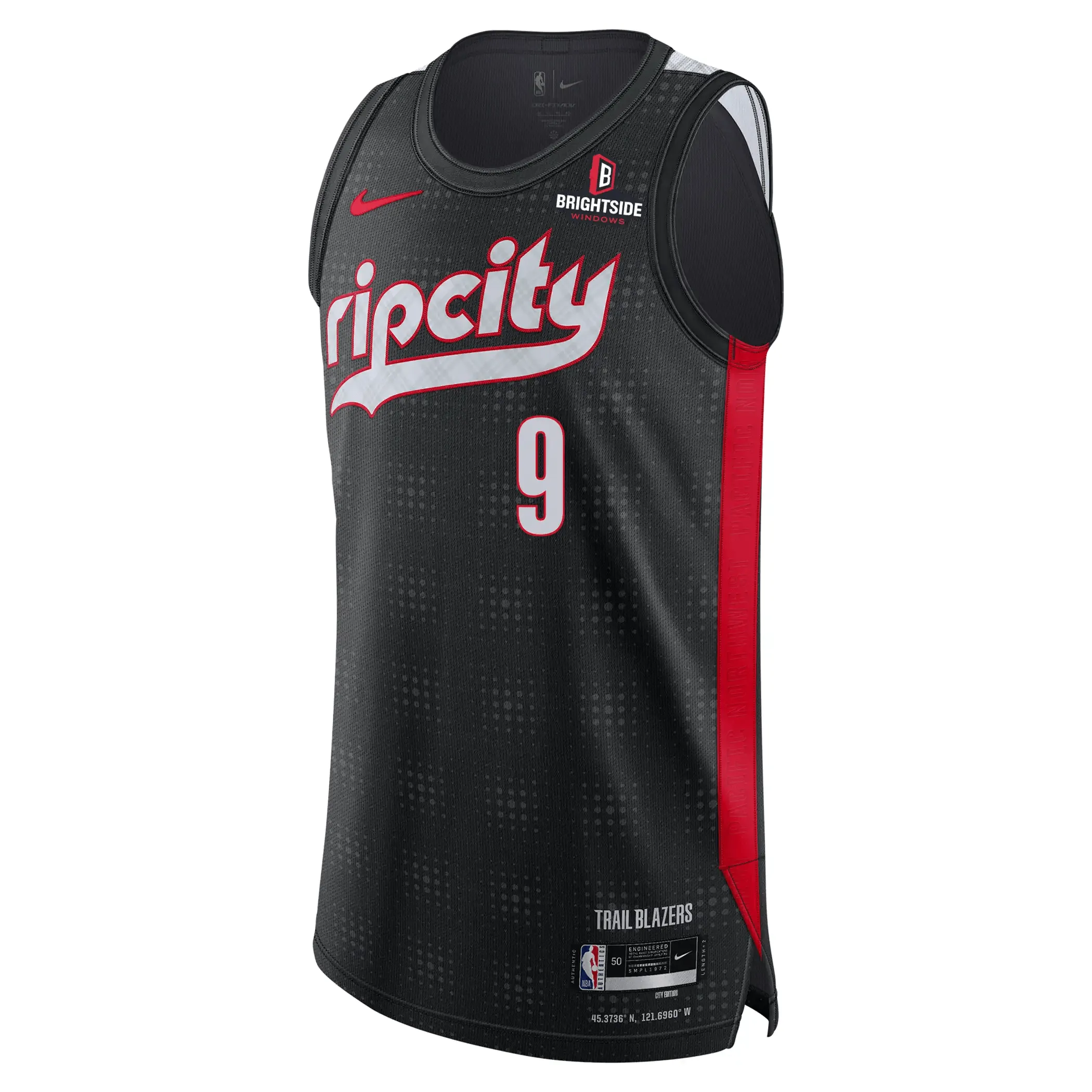 Nike Jerami Grant  NBA Authentic Peak Plaid 24-25 City Edition Jersey