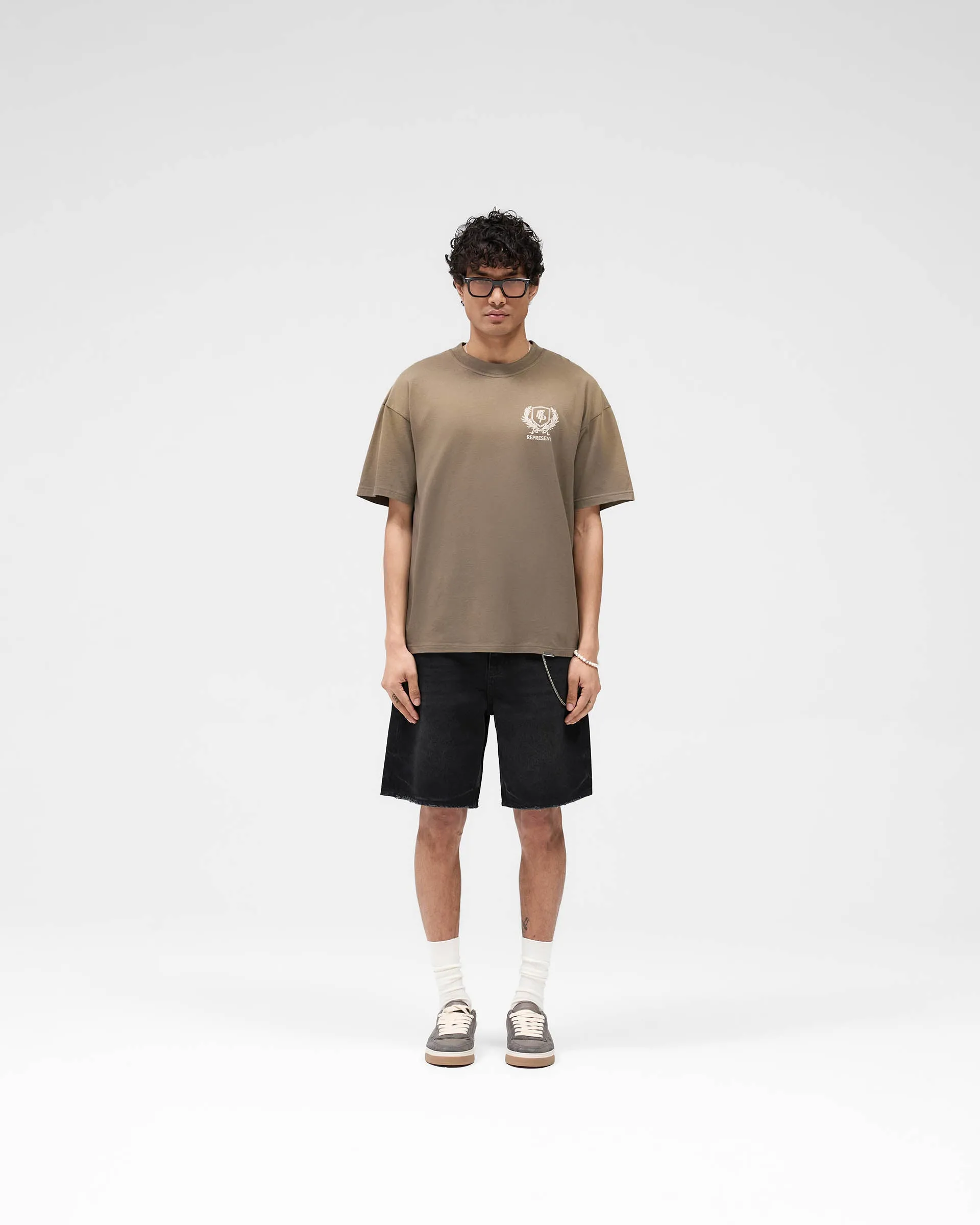 R10T Tailored Denim Shorts - Black