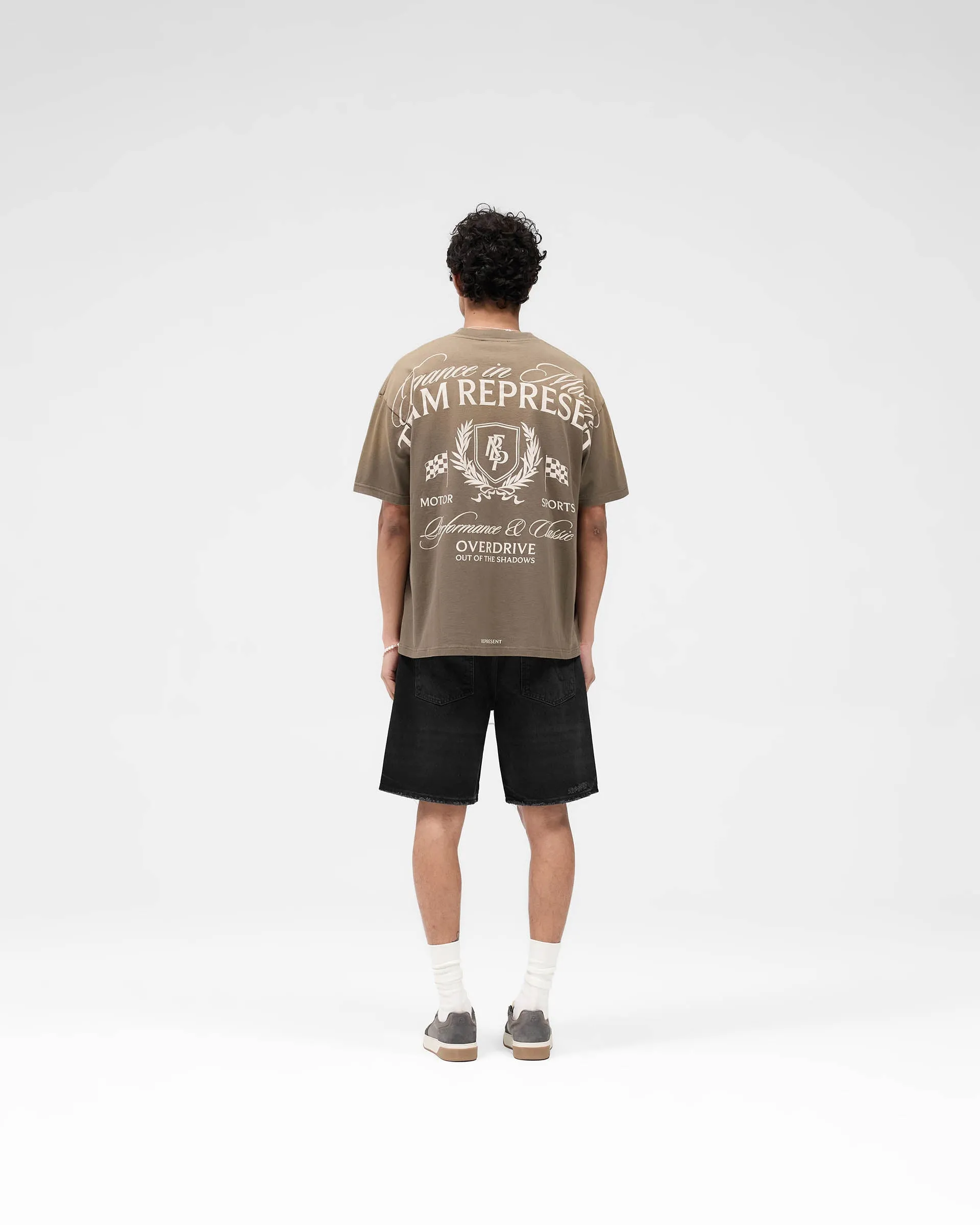 R10T Tailored Denim Shorts - Black