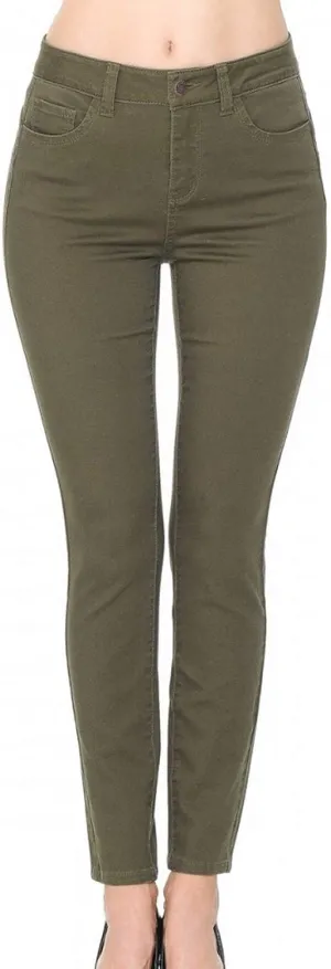 wax jean Push-Up High-Rise Twill Color Pants
