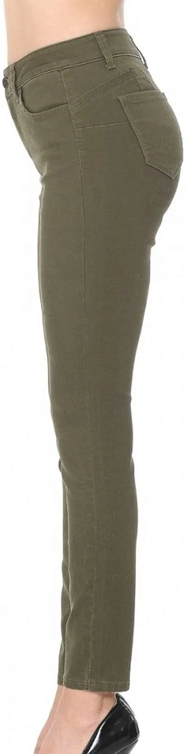 wax jean Push-Up High-Rise Twill Color Pants