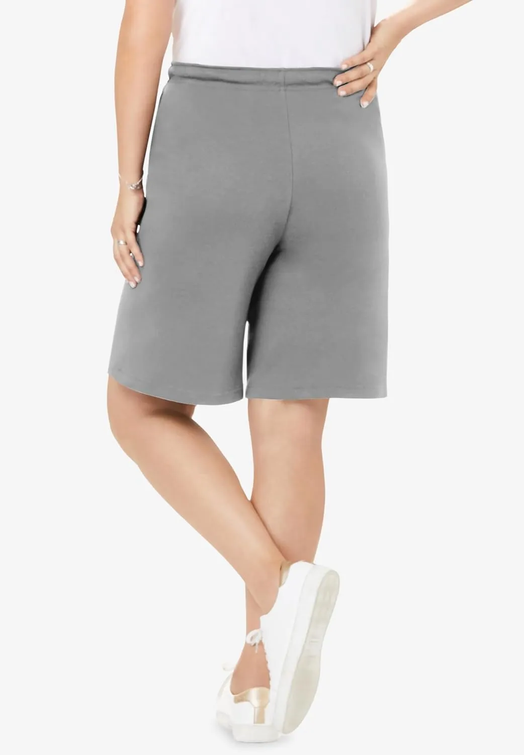 Woman Within Plus Size Sport Knit Short